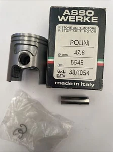 PISTONE ASSO/POLINI 5545 DIA. 47,8 SPIN. 12 - NO FASCE - Imagen 1 de 3