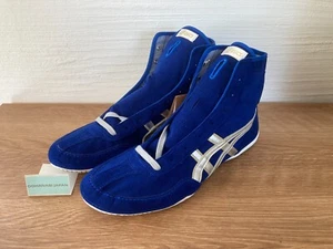 ASICS EX-EO Wrestling Boxing Shoes  1083A001  TWR900  New model BLUE×SILVER×GOLD - Picture 1 of 11