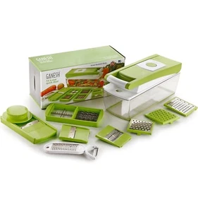 Cortador de frutas y verduras 14 en 1 para alimentos cebolla cortador de verduras cortador de cocina - Imagen 1 de 6