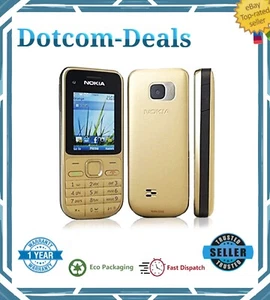Brand New Nokia C2-01 - Gold (Unlocked) Mobile Phone WARRANTY Free return - Afbeelding 1 van 5