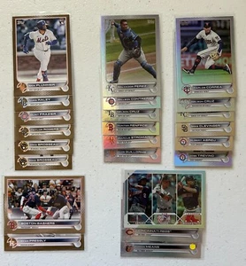 Topps Baseball 2022 - Oro/2023 y Lámina Arco Iris - Lote de 23 Tarjetas - Correa; Pérez - Imagen 1 de 1