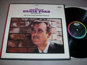 TENNESSEE ERNIE FORD 3 LP BOX Deluxe Set - 40 Most Beloved Hymns - Picture 1 of 2
