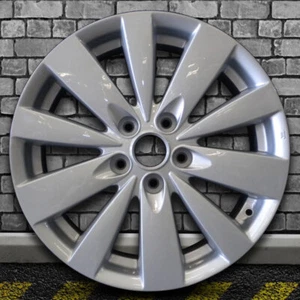 Full Face Bright Fine Silver OEM Wheel for 2009-2010 Hyundai Sonata - 17x6.5 - Picture 1 of 3