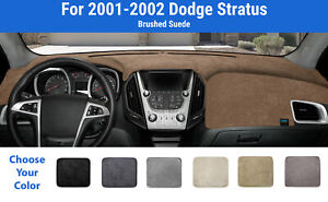 Dashboard Dash Mat Cover for 2001-2002 Dodge Stratus (Brushed Suede)