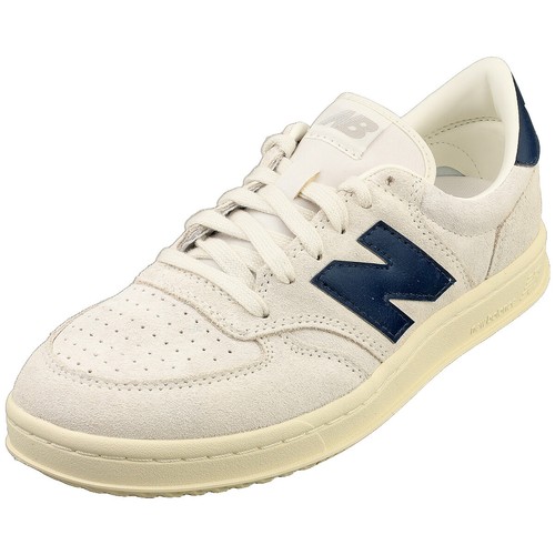 New Balance 500 Scarpe da Ginnastica Uomo Casual in Off White Navy 7.5 UK
