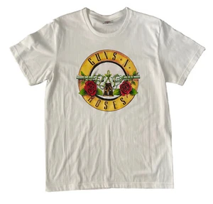 Guns N Roses Rock Wear Originals Cotton T-Shirt Music Graphic White Medium - Foto 1 di 3