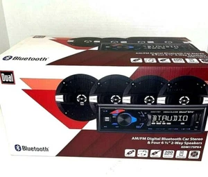 Car Stereo Radio Bluetooth USB MP3 Siri 4 speaker 6.5" DUAL XDM17SPK4 Brand New - Picture 1 of 3