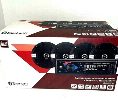 Car Stereo Radio Bluetooth USB MP3 Siri 4 speaker 6.5" DUAL XDM17SPK4 Brand New - Image 1 of 3