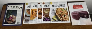 Vintage Lot of 7 Cooking magazines 2016-2022 -Cook's Illustrated, Milk Street - Imagen 1 de 8