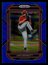 2023 Panini Prizm Jake Bennett Blue /149 #51 Washington Nationals