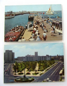 USA Postcards Lot 2 x ATLANTIC CITY New Jersey Amerika Postkarte Cards ca. ~1970 - Bild 1 von 2