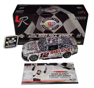 AUTOGRAFATO 2023 Ryan Blaney #12 pneumatico sconto MARTINSVILLE WIN (versione corsa) - Foto 1 di 4