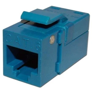 Platinum Tools 706BL-1 EZ SNAPJACK for Cat6 Keystone, Blue, each - Picture 1 of 1