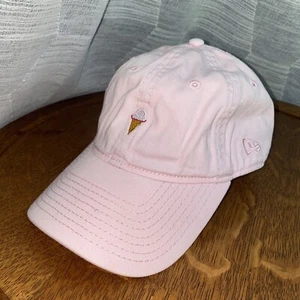 New Era 9Twenty Pink Ice Cream Cone Strapback Baseball Dad Hat Cap Adjustable - Picture 1 of 12