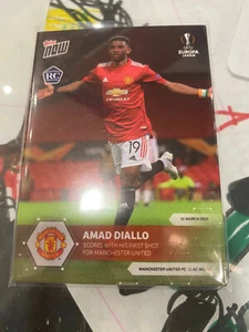 💥  AMAD DIALLO ROOKIE CARD #1 TOPPS NOW Card UCL CHAMPIONS LEAGUE MANCHESTER 💥 - Bild 1 von 1