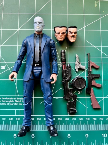 Marvel Legends Chameleon Rhino BAF Wave Loose Complete Hasbro J Jonah Jameson Cover