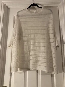 Marla Wynne Wynne Layers Tunic Top Size Small Cream VGC - Picture 1 of 7
