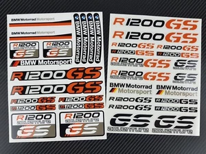 bmw R1200 gs motorcycle motorrad decal sticker set quality stickers R1200GS - Picture 1 of 8