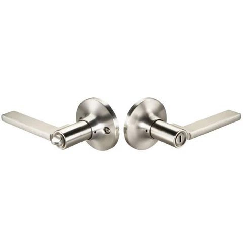 Yale Edge Seabrook Privacy Lever Round Rose SN Cover
