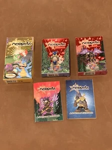 Neopets TCG Advanced Rulebooks and EMPTY Meridell Theme Deck Boxes NO CARDS - Picture 1 of 13