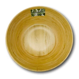 "Tazón para servir melamina Tommy Bahama grano de madera blanco 11" - Imagen 1 de 4