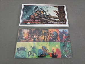 1994 Darrell Sweet Signed Numbered Fantasy Art 10 Trading Card Sheet FPG 7" x 13 - Picture 1 of 8