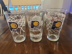 (3) Indiana Pacers Coors Light Pint Glasses - Picture 1 of 8