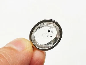 Natural Black Moving Bubble Enhydro Quartz Crystal Crystal Jewelry E050150 - Picture 1 of 4