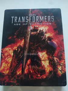 Transformers Age Of Extinction Steelbook 2 x Blu-Ray + Extras Español Ingles 2T - Imagen 1 de 4