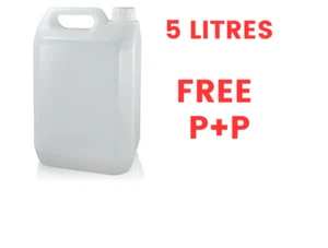 5 Litre 5L Plastic Jerry Can Bottle Water Carrier Container With Cap Lid - Picture 1 of 4