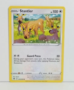 Stantler Pokemon TCG Sword & Shield Astral Radiance Card 125/189 2022 Common - Picture 1 of 3