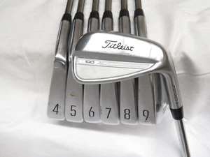 Used Titleist T100 Iron Set 4-PW TT AMT Tour White S300 Stiff Flex Steel Shafts - Picture 1 of 9