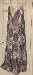 Yvonne Lafleur trägerloses geblümtes Kleid Gr. 6 neu mit Etikett - Bild 1 von 4
