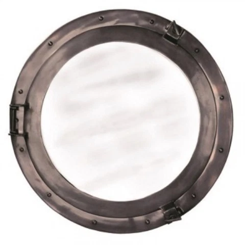Nautical Cabin Porthole Mirror  15" Cover