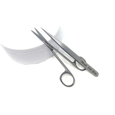 Custom Engraved 2pc Stainless Steel Scissor & Tweezer Gift Set for Crafting Pros - Image 1 of 4