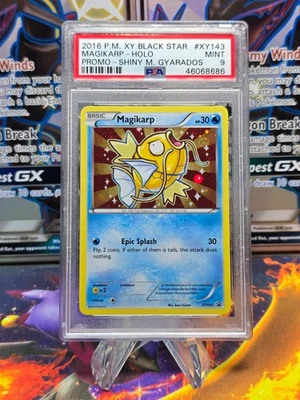 PSA 9 Mint Magikarp XY143 Black Star Promo HOLO Pokemon Card - Image 1 of 2