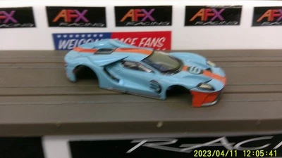 AFX RACING H.O. SOLO CARROCERÍA SLOT ESCALA FORD GT HERITAGE GULF #6 AZUL/NARANJA Foto 1 de 4