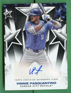 VINNE PASQUANTINO 2025 TOPPS SERIE 1 AUTOMÁTICO REALEZA DE LA CIUDAD DE KANSAS - Imagen 1 de 2