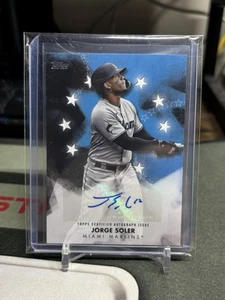 2024 Topps Serie 1 Jorge Soler Baseball Stars Auto #BSA-JS Marlins, Angels R014 - Foto 1 di 2