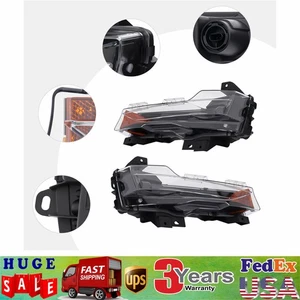 Front Left+Right Fog Lights Lamp Driving Light Fit For 2017-2023 Tesla Model 3 Y - Foto 1 di 9