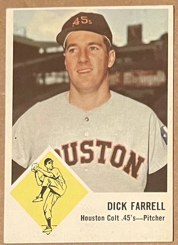 1963 fleer baseball cards. 1 - 58. finish your set. - Image 1 of 1