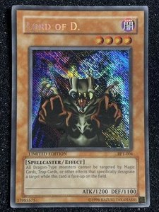 Yugioh Signore di D. BPT-004 Segreta Inversa Rara Errata Stampa - Foto 1 di 5
