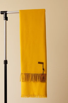 Bufanda de cachemir lujosa grande para mujer y hombre chal pashmina amarillo mostaza Foto 1 de 4