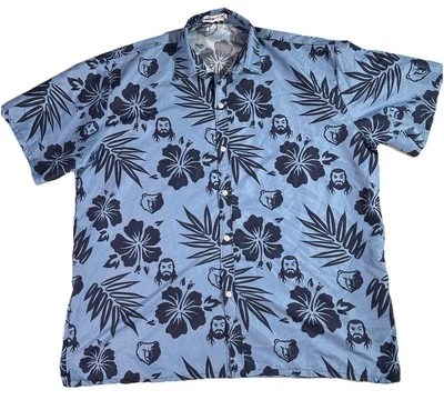 Camisa hawaiana abotonada Memphis Grizzlies Steven Adams SGA talla XL azul NBA Foto 1 de 4