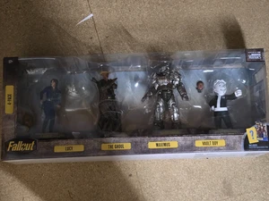 Fallout Movie Maniacs PVC Statue 4-Pack Lucy, Maximus, The Ghoul, Vault Boy - Picture 1 of 5