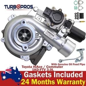 Billet Turbo Without Actuator+Oil Feed Pipe For Toyota HiAce / Commuter 3.0L - Imagen 1 de 16