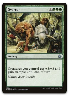Overrun #189 (NM) Conspiracy Take the Crown CN2 Magic MTG - Image 1 of 2