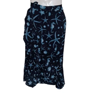 Agua Bendita Skirt Womens XS Target Wrap Deep Sea Coastal Swimsuit Coverup Beach - Picture 1 of 11