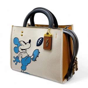 Bolso de hombro y bolso de mano Coach Disney Rogue 25 de 3 vías para mujer de diseñador de lujo - Imagen 1 de 19
