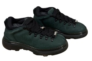 Burberry Herren Vine Green Nubuk Leder Trek Wanderschuhe Schuhe US 10 EU 44 Neu mit Karton - Bild 1 von 6